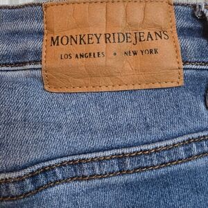 Monkey Ride Jeans Women's Classic Blue Straight Leg Denim